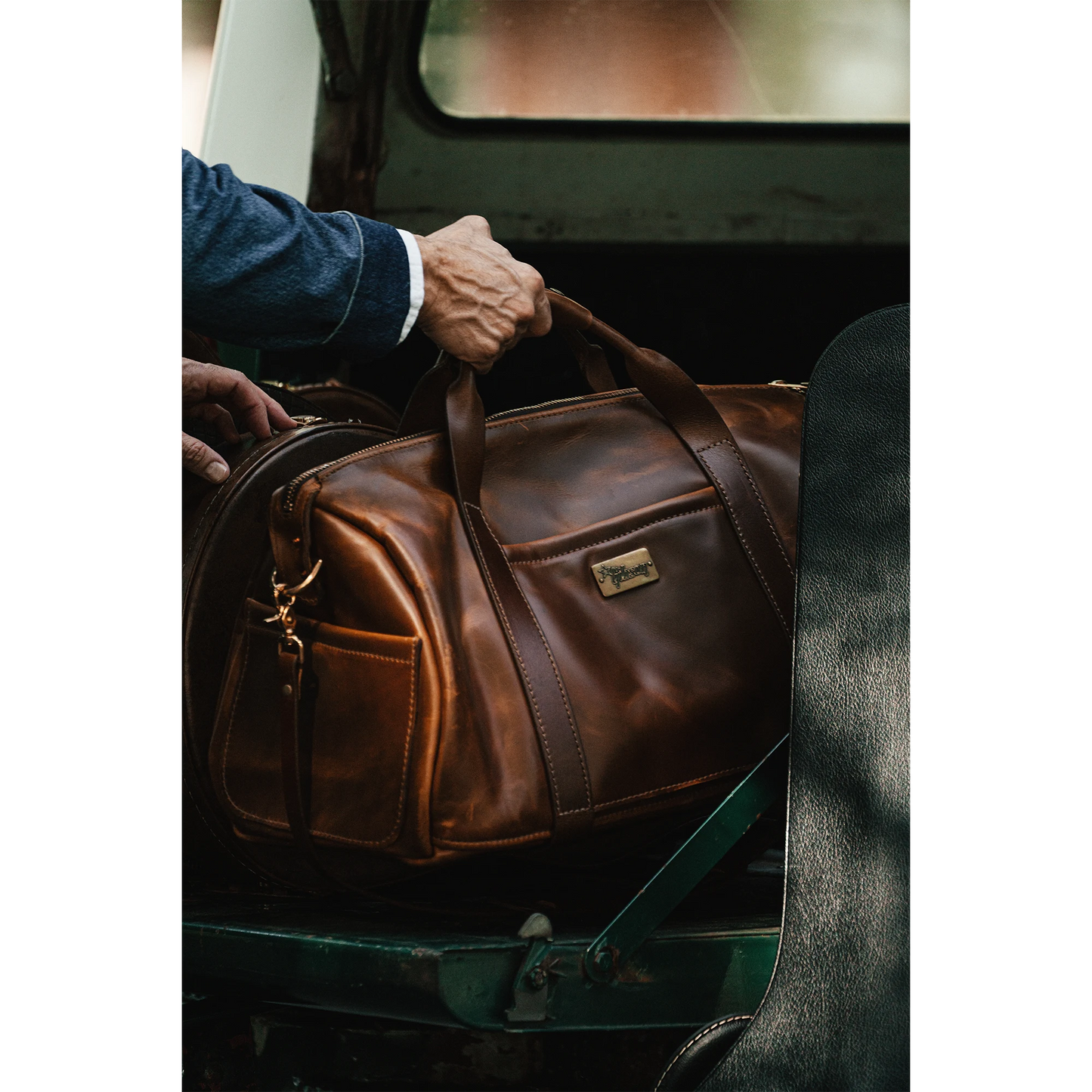 Lifton Leather Duffle Bag, Brown Duffle Bag Lifton