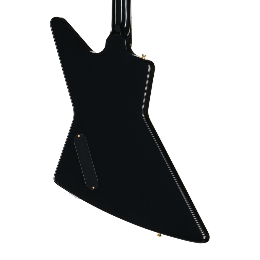 Gibson Custom Explorer Custom with Bound Headstock, Gloss, Ebony Electric Guitar Gibson Custom