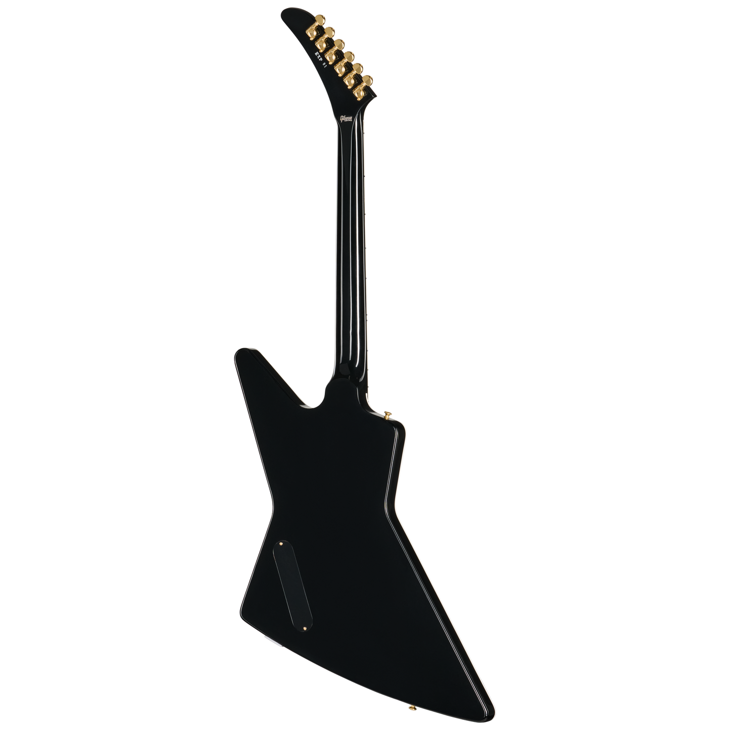 Gibson Custom Explorer Custom with Bound Headstock, Gloss, Ebony Electric Guitar Gibson Custom