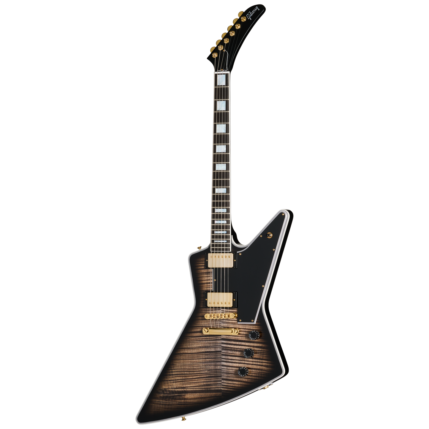 Gibson Custom Explorer Custom Figured Top, Cobra Burst Electric Guitar Gibson Custom