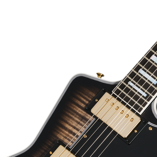Gibson Custom Explorer Custom Figured Top, Cobra Burst Electric Guitar Gibson Custom