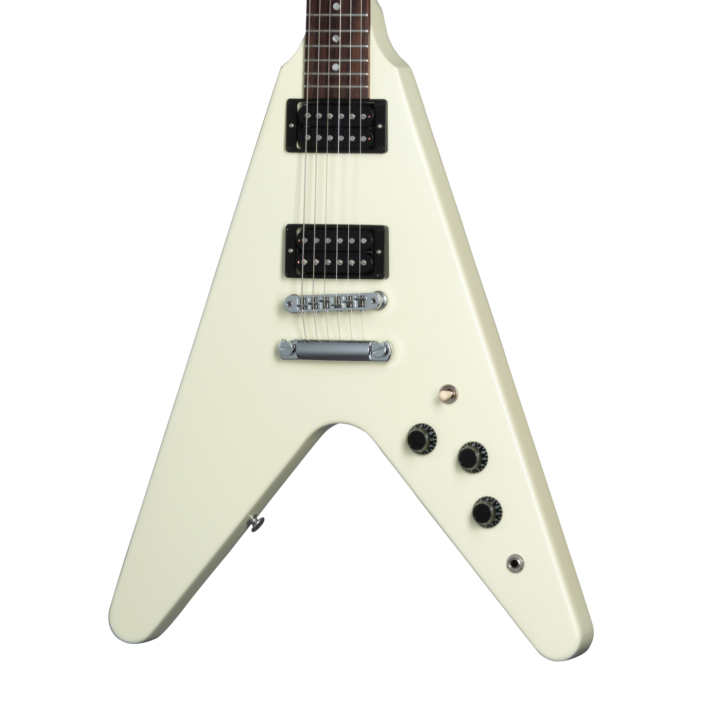 Gibson Flying V 80s, Classic White, Exclusive Electric Guitar Gibson