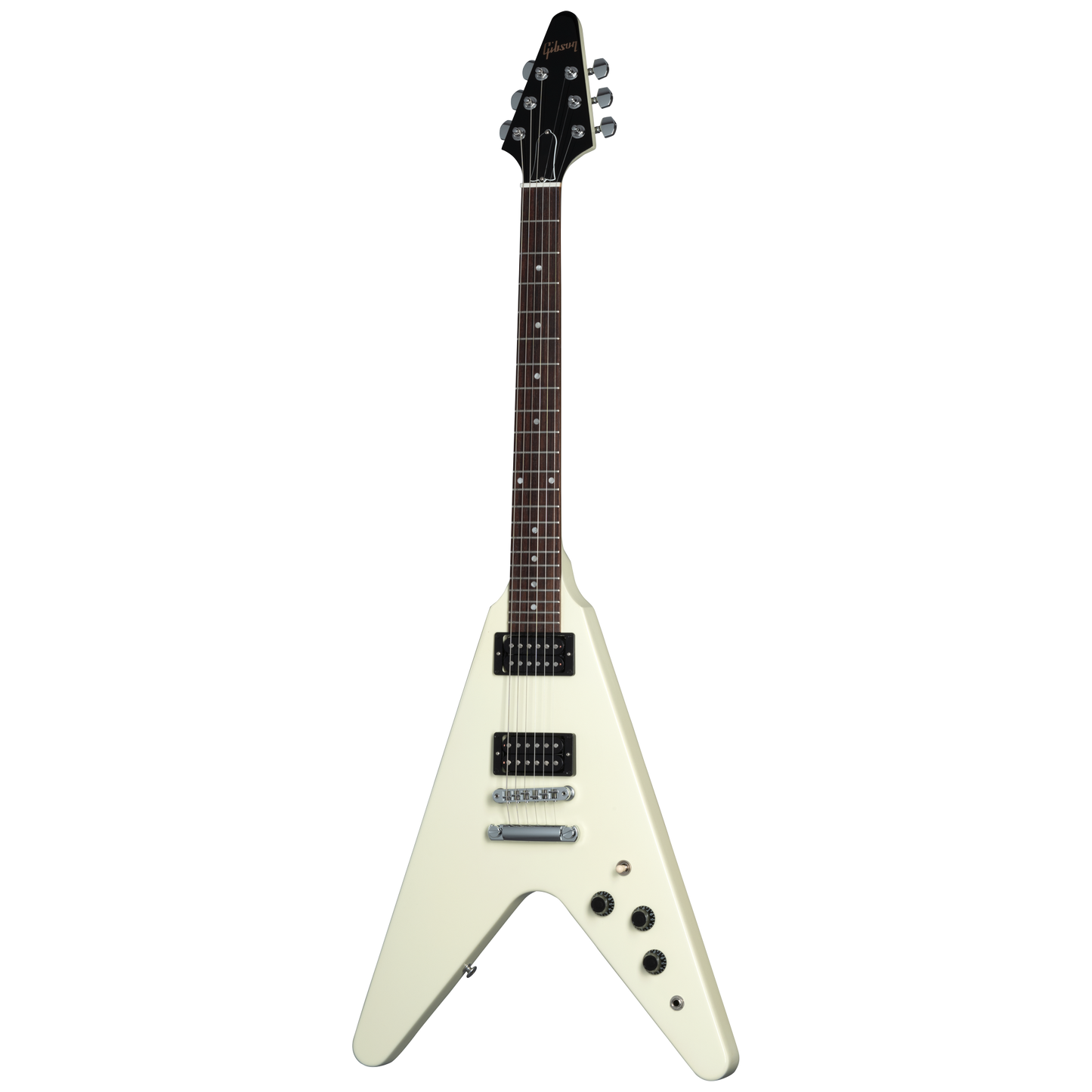 Gibson Flying V 80s, Classic White, Exclusive Electric Guitar Gibson
