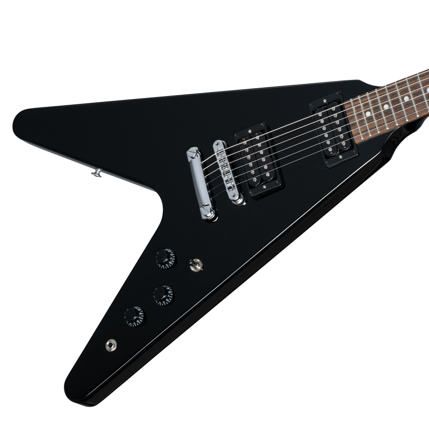 Gibson Flying V 80s, Ebony Electric Guitar Gibson
