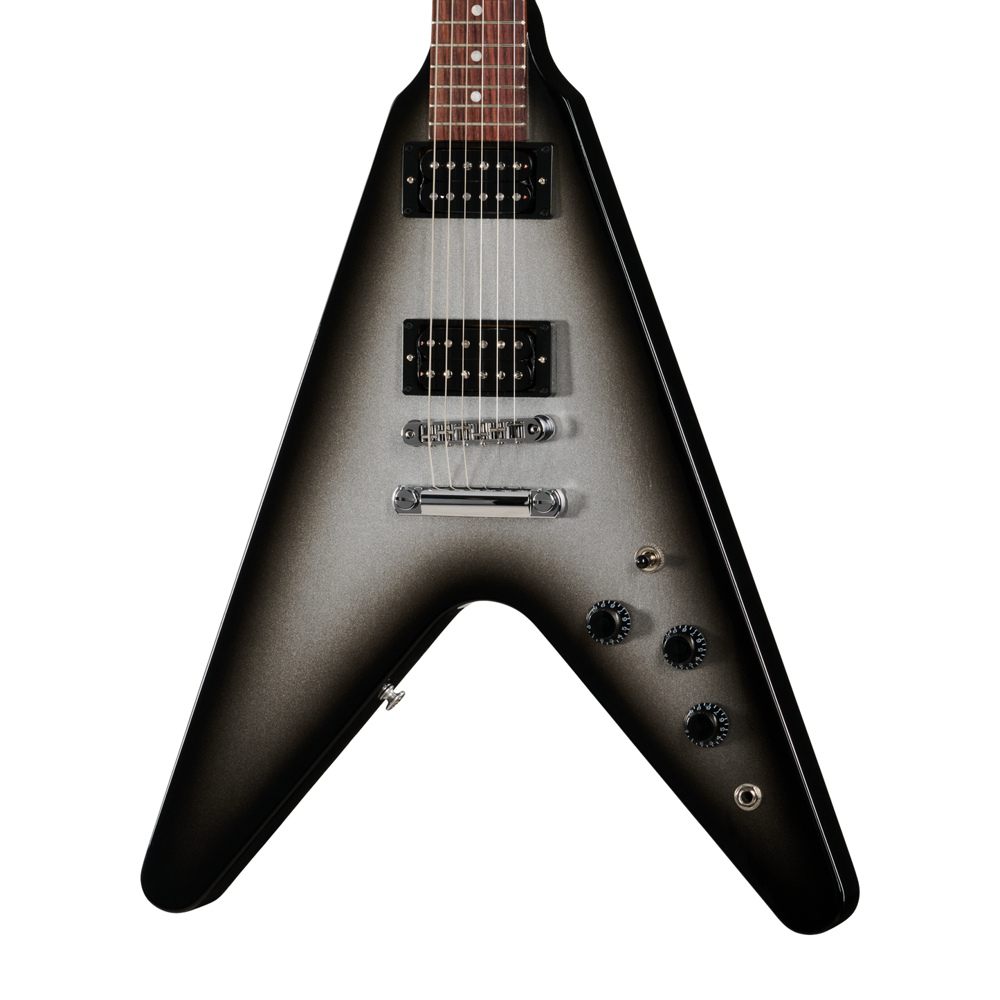 Gibson Flying V 80s, Silverburst, Exclusive Electric Guitar Gibson