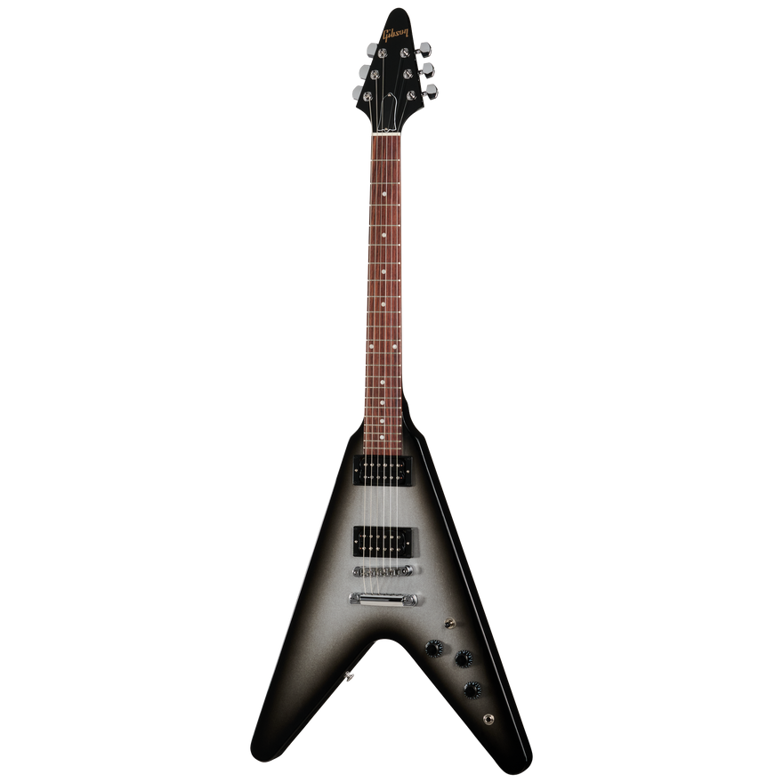 Gibson Flying V 80s, Silverburst, Exclusive Electric Guitar Gibson