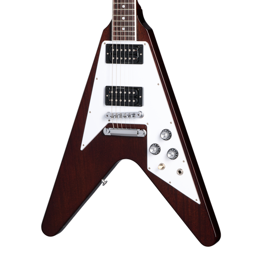 Gibson Flying V 70s, Dark Walnut, Exclusive Electric Guitar Gibson