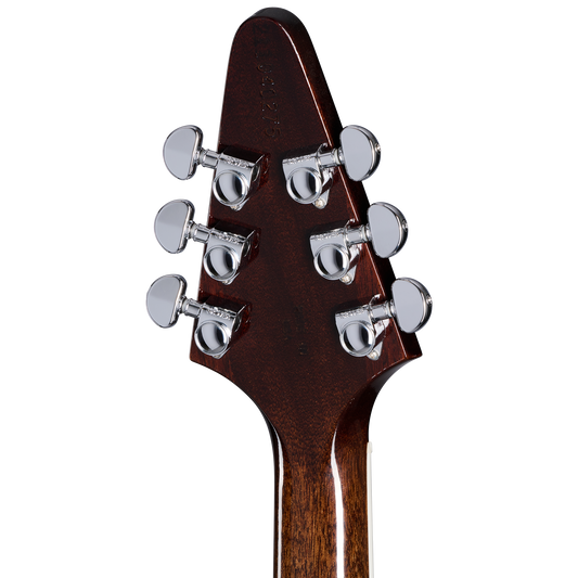 Gibson Flying V 70s, Dark Walnut, Exclusive Electric Guitar Gibson