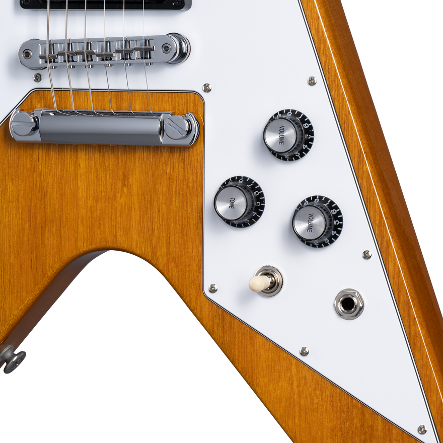Gibson Flying V 70s, Antique Natural Electric Guitar Gibson