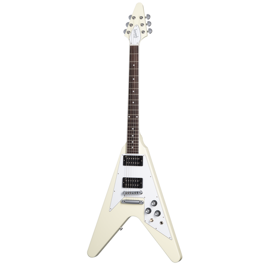 Gibson Flying V 70s, Classic White Electric Guitar Gibson