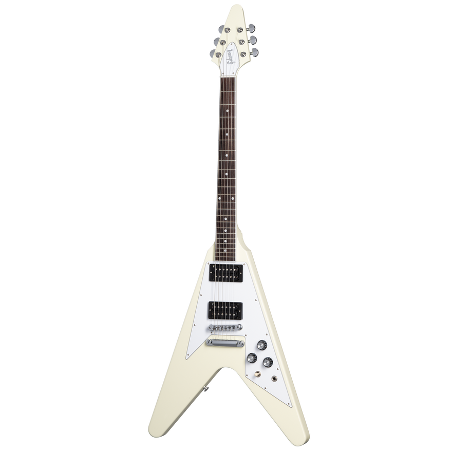 Gibson Flying V 70s, Classic White Electric Guitar Gibson