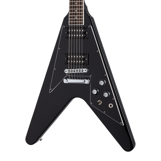 Gibson Flying V 70s, Ebony Electric Guitar Gibson