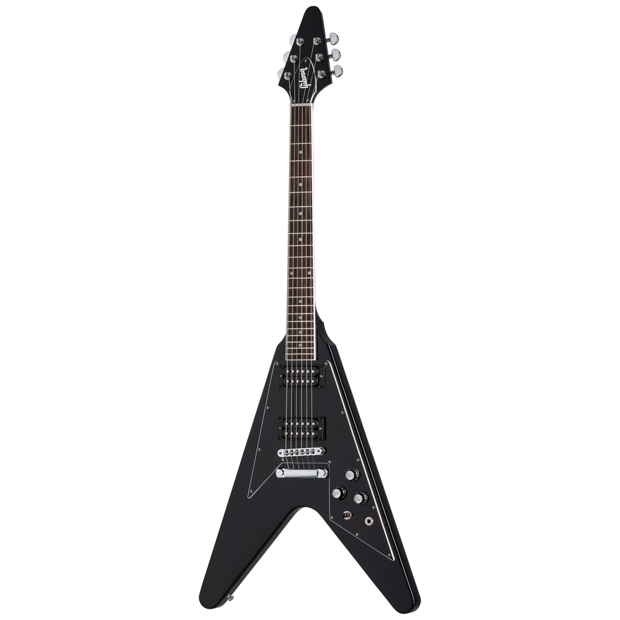 Gibson Flying V 70s, Ebony Electric Guitar Gibson
