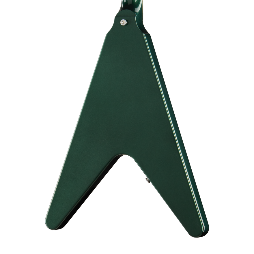 Gibson Flying V 70s, British Racing Green, Exclusive Electric Guitar Gibson