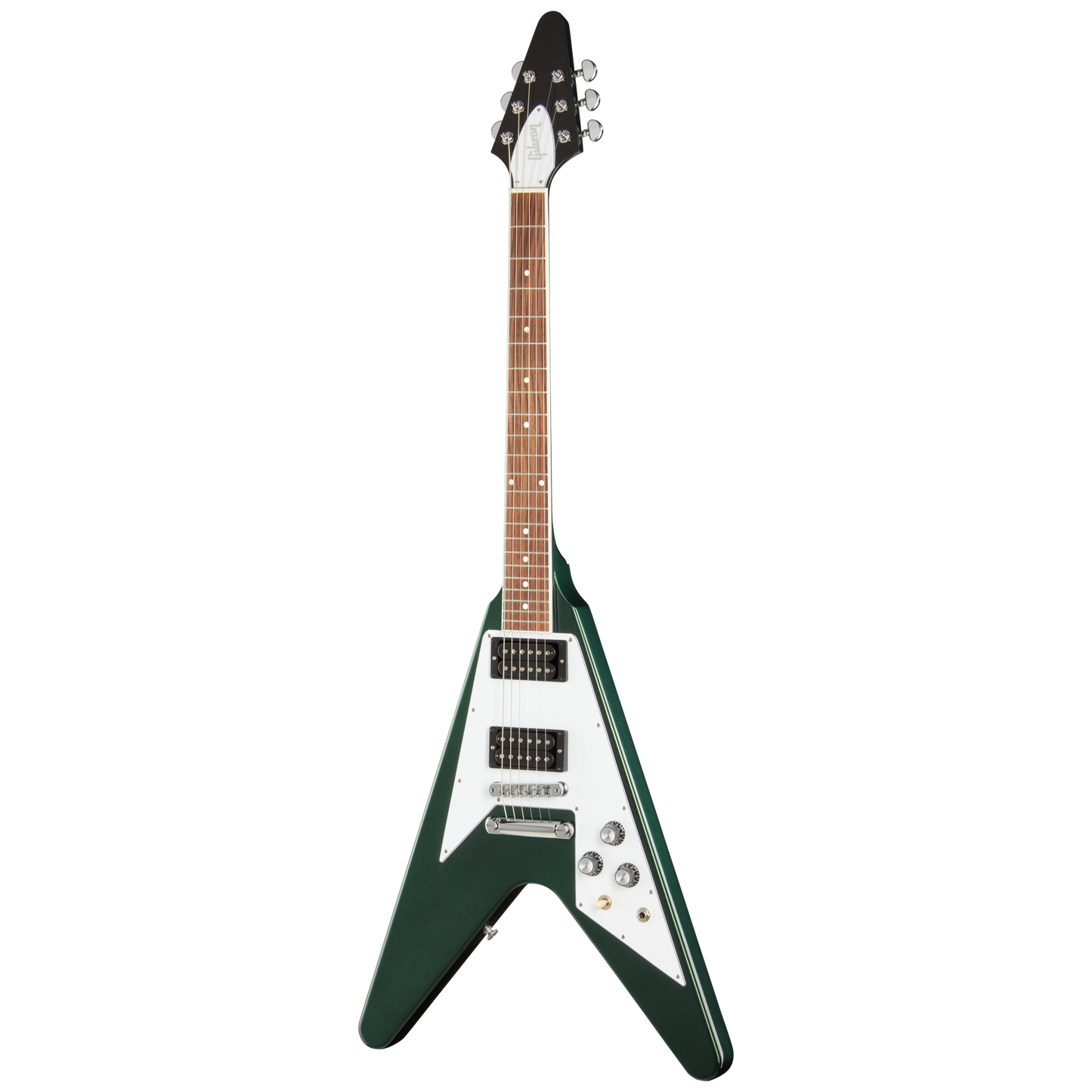 Gibson Flying V 70s, British Racing Green, Exclusive Electric Guitar Gibson