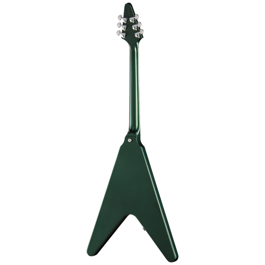 Gibson Flying V 70s, British Racing Green, Exclusive Electric Guitar Gibson