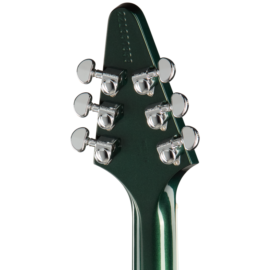 Gibson Flying V 70s, British Racing Green, Exclusive Electric Guitar Gibson