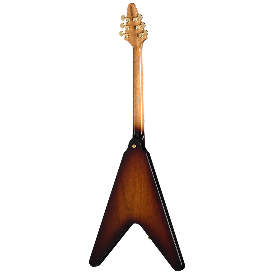 Gibson Flying V 70s with Gold Hardware, Vintage Sunburst, Exclusive Electric Guitar Gibson