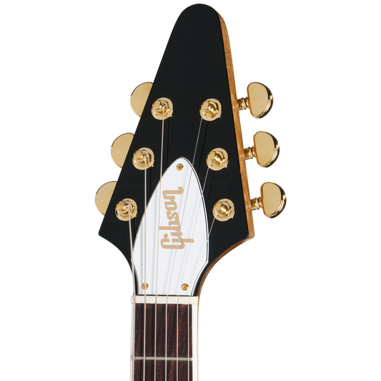 Gibson Flying V 70s with Gold Hardware, Vintage Sunburst, Exclusive Electric Guitar Gibson