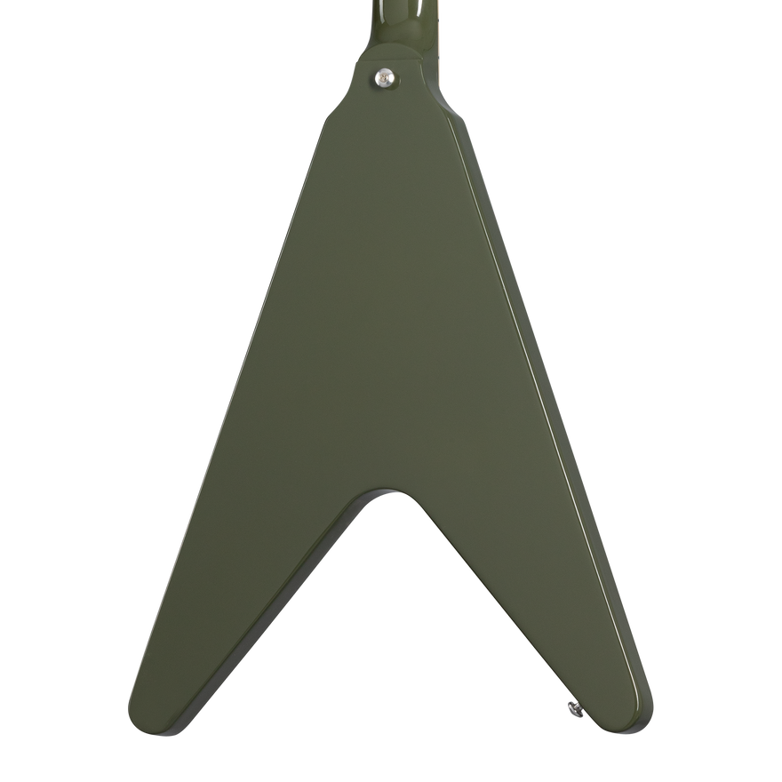 Gibson Flying V 70s, Olive Drab Electric Guitar Gibson