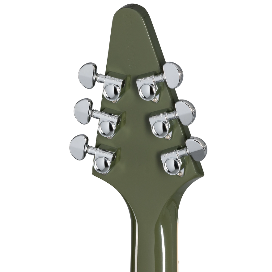 Gibson Flying V 70s, Olive Drab Electric Guitar Gibson