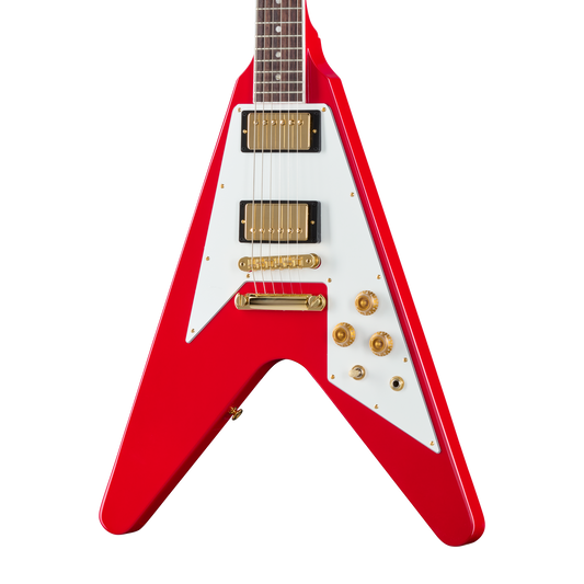 Gibson Tom Petty Flying V 50th Anniversary, Heartbreaker Red, Exclusive Electric Guitar Gibson