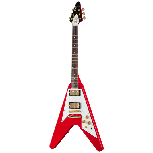 Gibson Tom Petty Flying V 50th Anniversary, Heartbreaker Red, Exclusive Electric Guitar Gibson