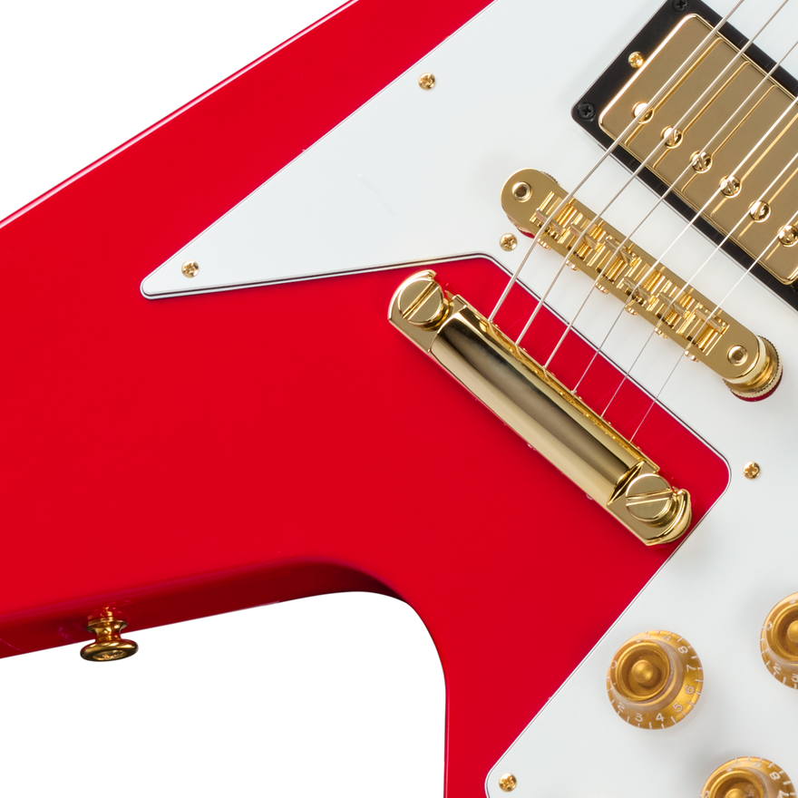 Gibson Tom Petty Flying V 50th Anniversary, Heartbreaker Red, Exclusive Electric Guitar Gibson