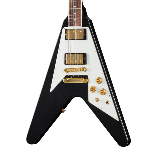 Gibson Tom Petty Flying V 50th Anniversary, Graphite Metallic, Exclusive Electric Guitar Gibson