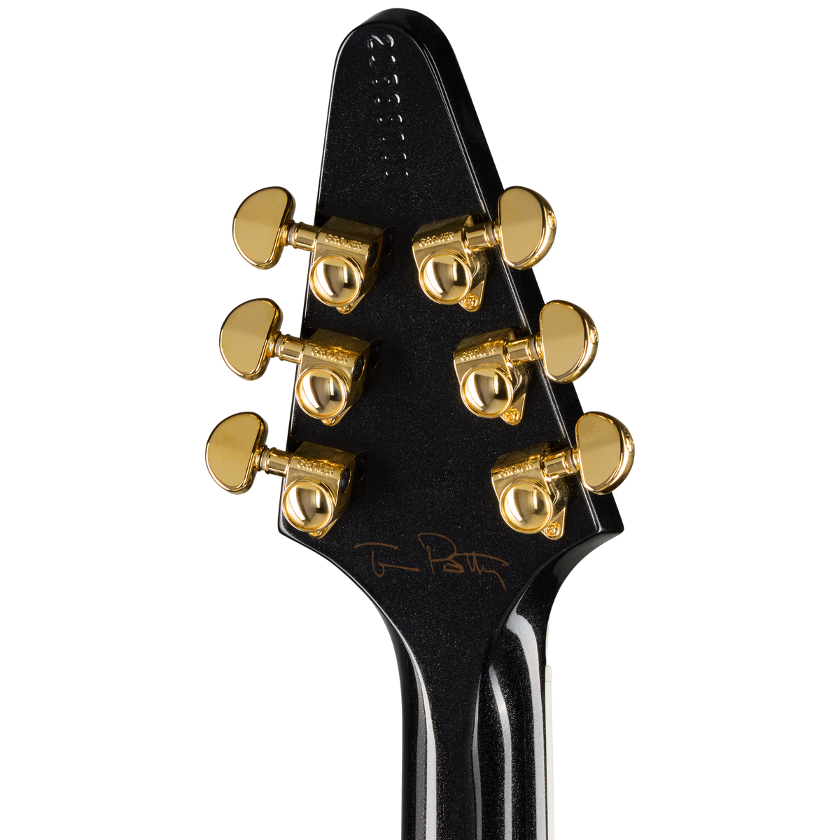 Gibson Tom Petty Flying V 50th Anniversary, Graphite Metallic, Exclusive Electric Guitar Gibson