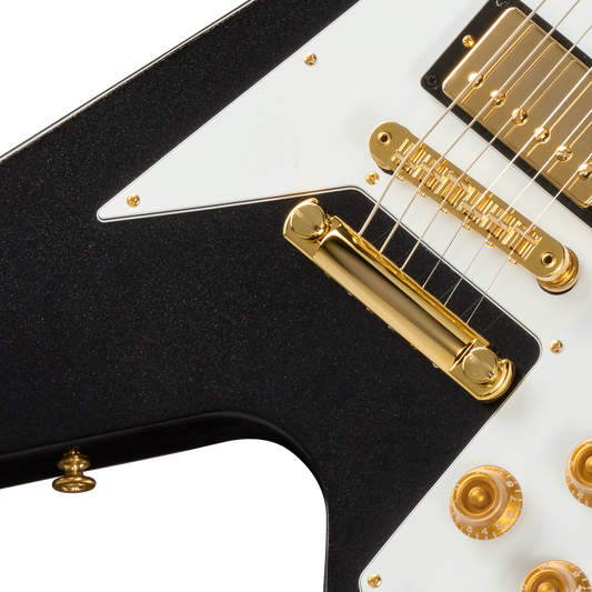 Gibson Tom Petty Flying V 50th Anniversary, Graphite Metallic, Exclusive Electric Guitar Gibson