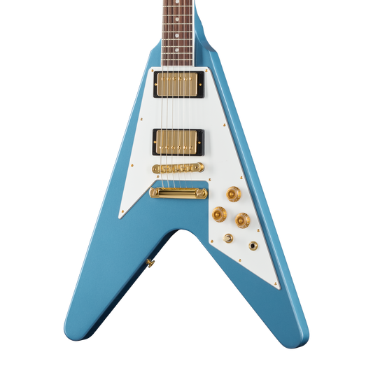 Gibson Tom Petty Flying V 50th Anniversary, Pelham Blue, Exclusive Electric Guitar Gibson