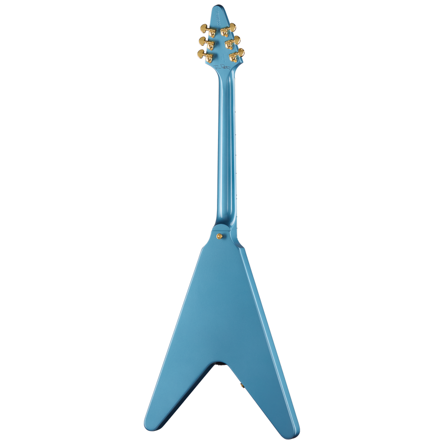 Gibson Tom Petty Flying V 50th Anniversary, Pelham Blue, Exclusive Electric Guitar Gibson