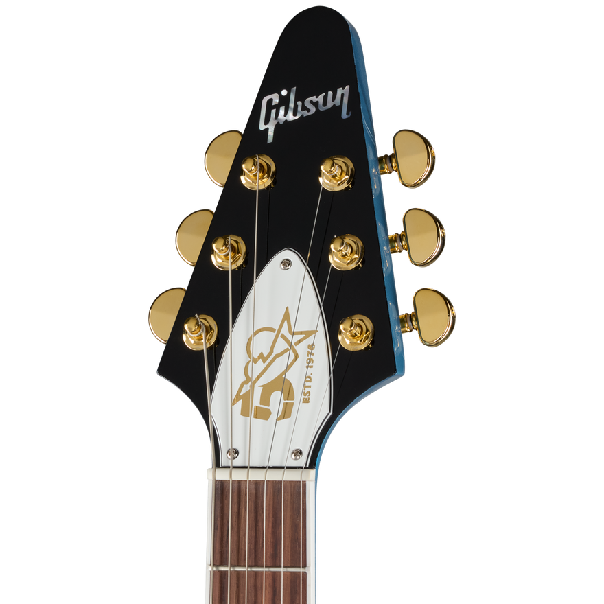 Gibson Tom Petty Flying V 50th Anniversary, Pelham Blue, Exclusive Electric Guitar Gibson
