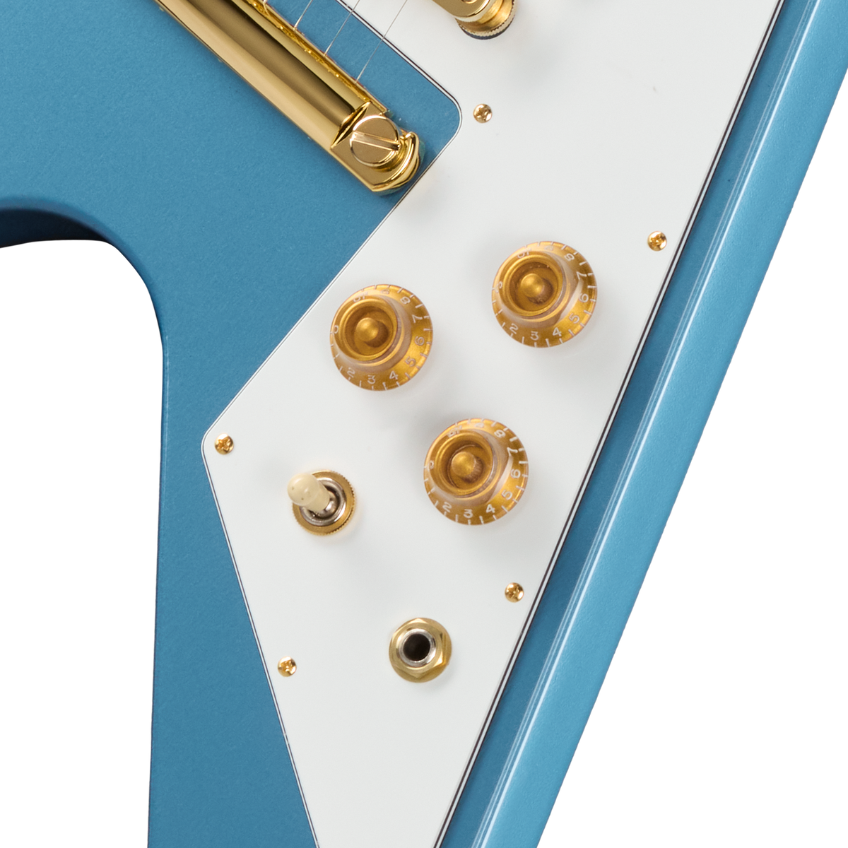 Gibson Tom Petty Flying V 50th Anniversary, Pelham Blue, Exclusive Electric Guitar Gibson