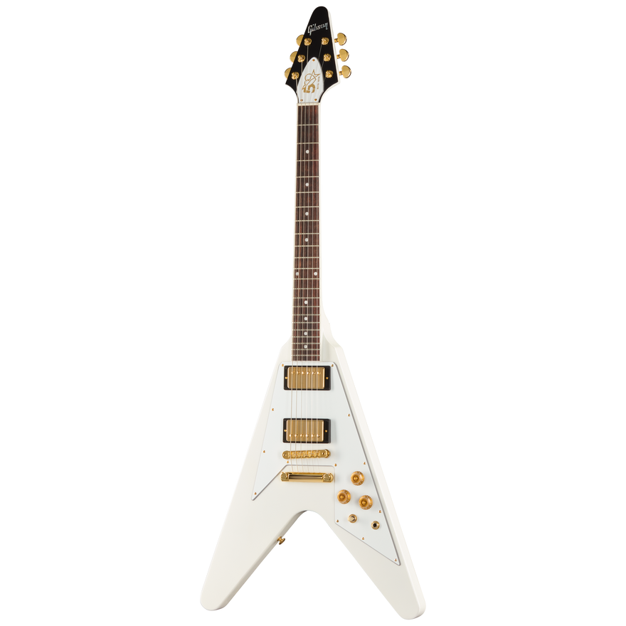 Gibson Tom Petty Flying V 50th Anniversary, Pearl White, Exclusive Electric Guitar Gibson