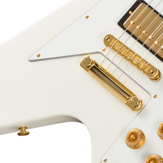 Gibson Tom Petty Flying V 50th Anniversary, Pearl White, Exclusive Electric Guitar Gibson