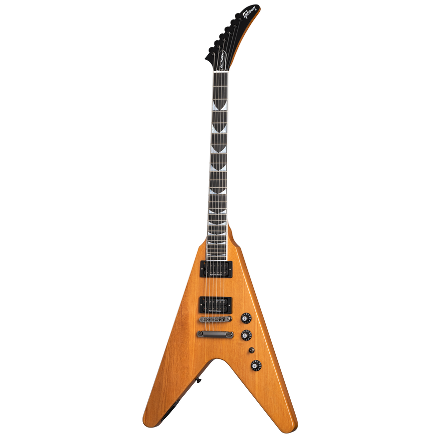 Gibson Dave Mustaine Flying V EXP, Antique Natural Electric Guitar Gibson