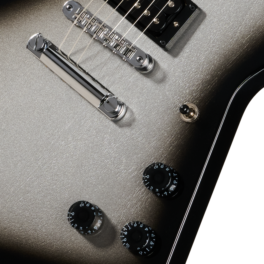 Gibson Explorer 80s, Silverburst, Exclusive Electric Guitar Gibson