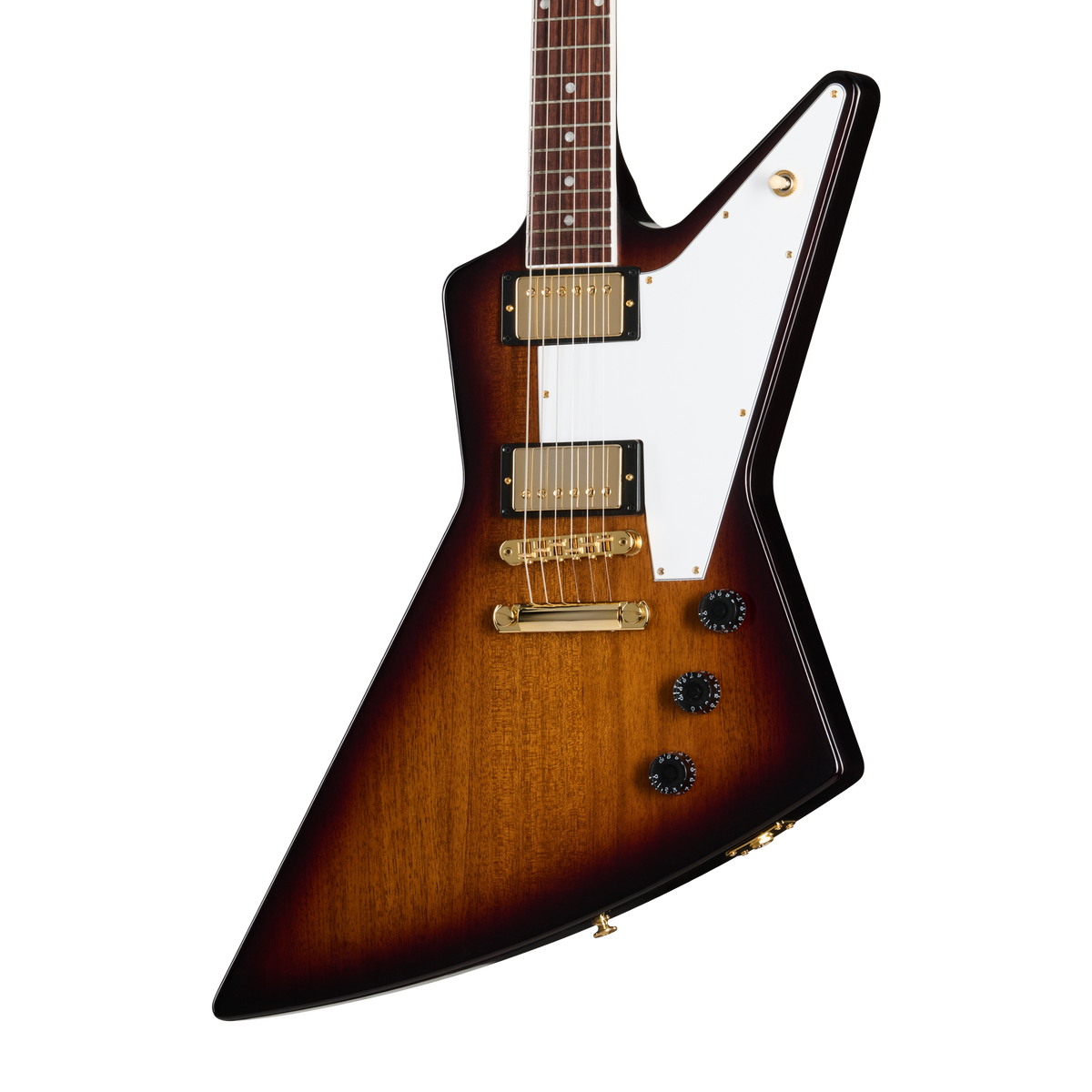 Gibson Explorer 70s with Gold Hardware, Vintage Sunburst, Exclusive Electric Guitar Gibson