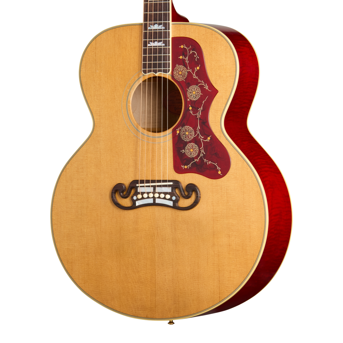 Gibson Custom 1957 SJ-200 Reissue, Light Aged, Antique Natural with Cherry Back and Sides Acoustic Guitar Gibson Custom