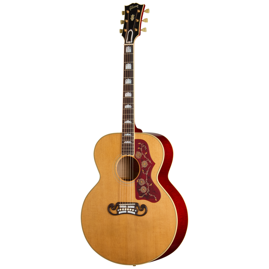 Gibson Custom 1957 SJ-200 Reissue, Light Aged, Antique Natural with Cherry Back and Sides Acoustic Guitar Gibson Custom