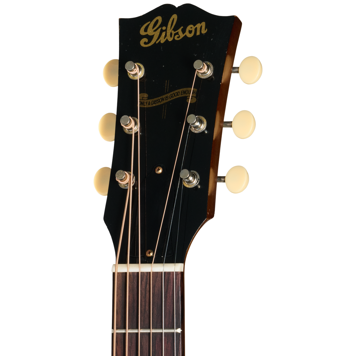 Gibson Custom 1942 Banner J-45, Light Aged, Ebony Top Acoustic Guitar Gibson Custom