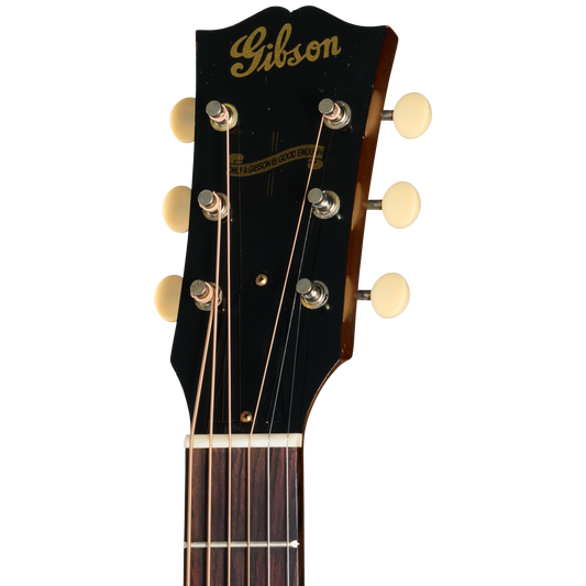 Gibson Custom 1942 Banner J-45, Light Aged, Ebony Top Acoustic Guitar Gibson Custom