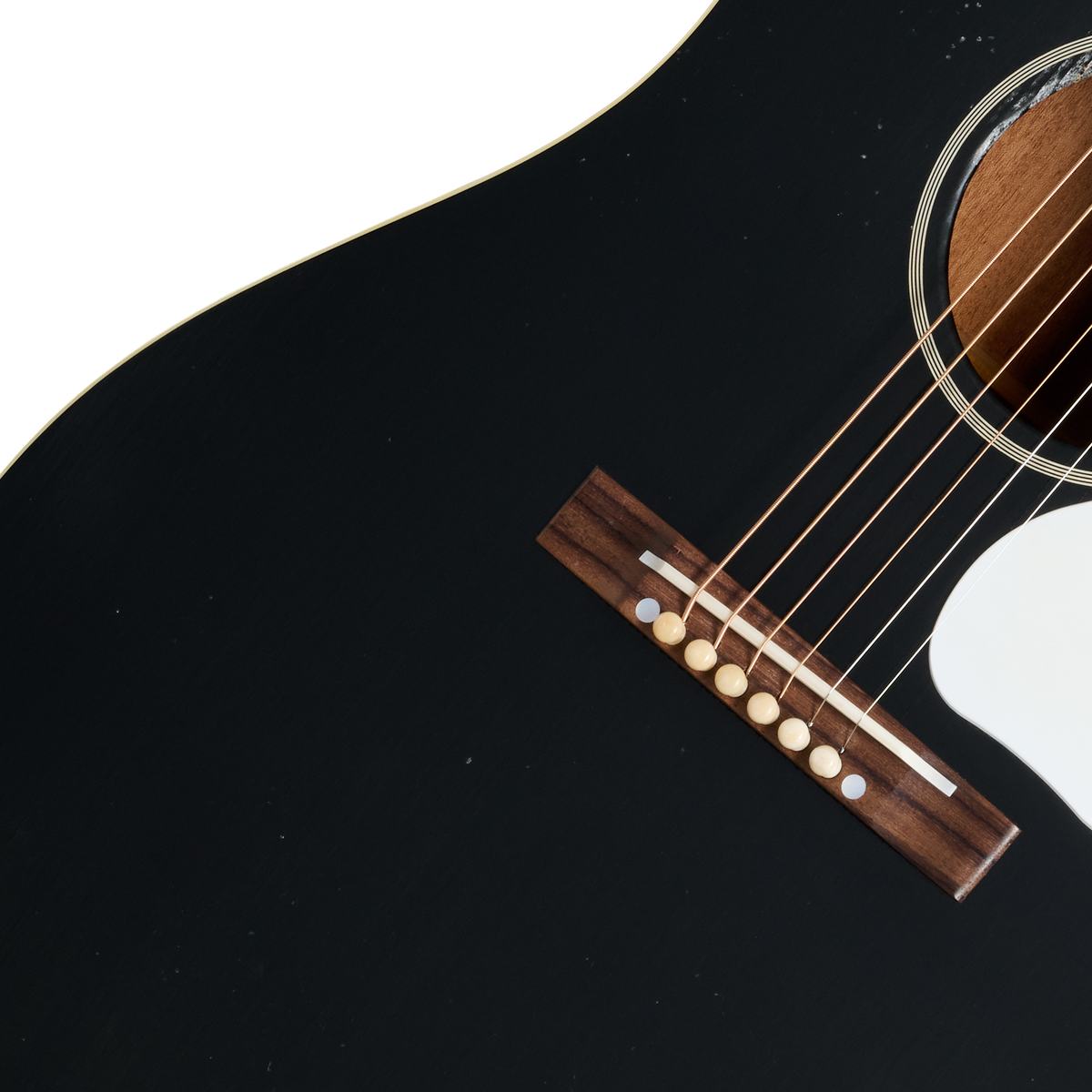 Gibson Custom 1942 Banner J-45, Light Aged, Ebony Top Acoustic Guitar Gibson Custom