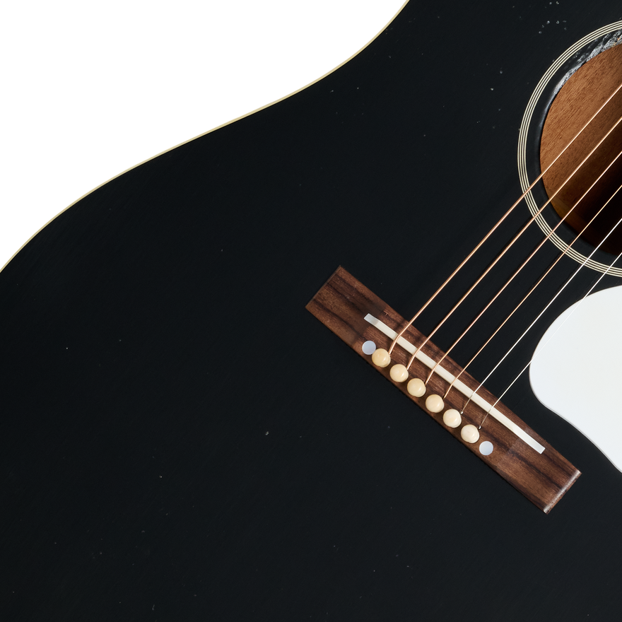 Gibson Custom 1942 Banner J-45, Light Aged, Ebony Top Acoustic Guitar Gibson Custom