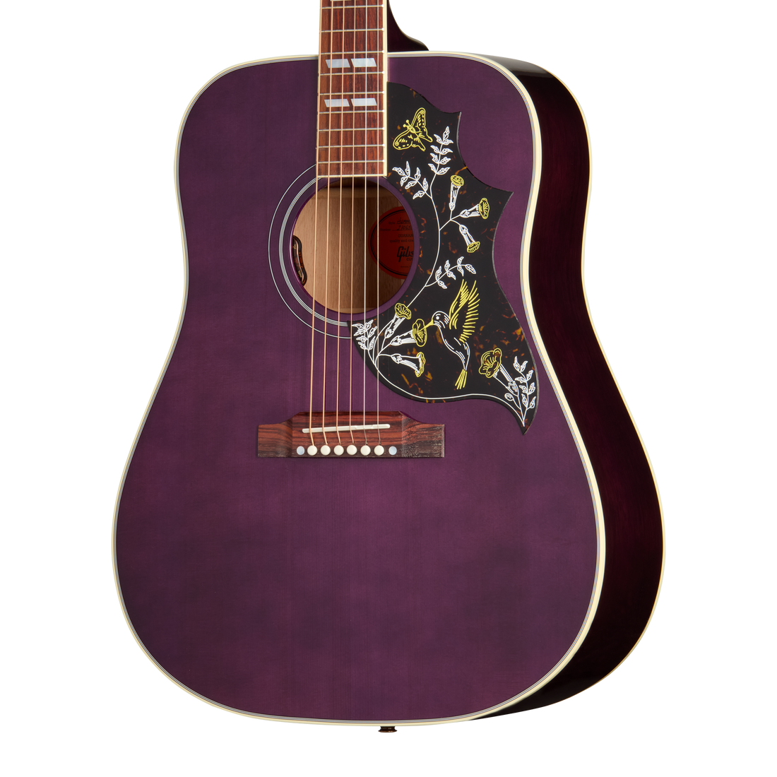 Gibson Custom Hummingbird Standard, Gloss, Deep Purple Acoustic Guitar Gibson Custom