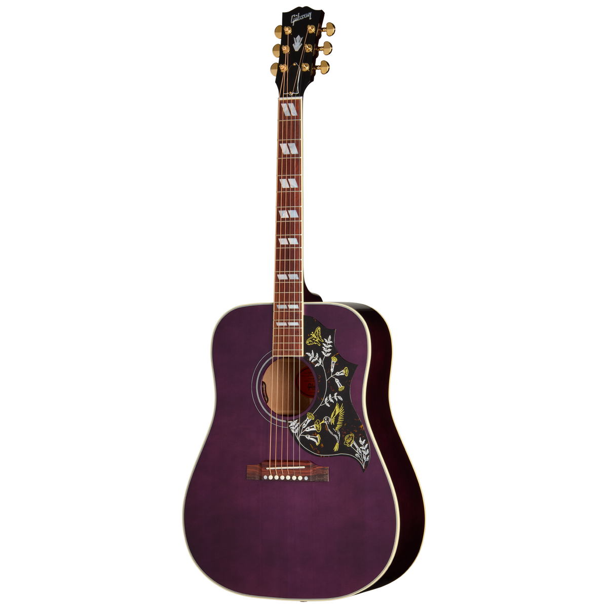Gibson Custom Hummingbird Standard, Gloss, Deep Purple Acoustic Guitar Gibson Custom