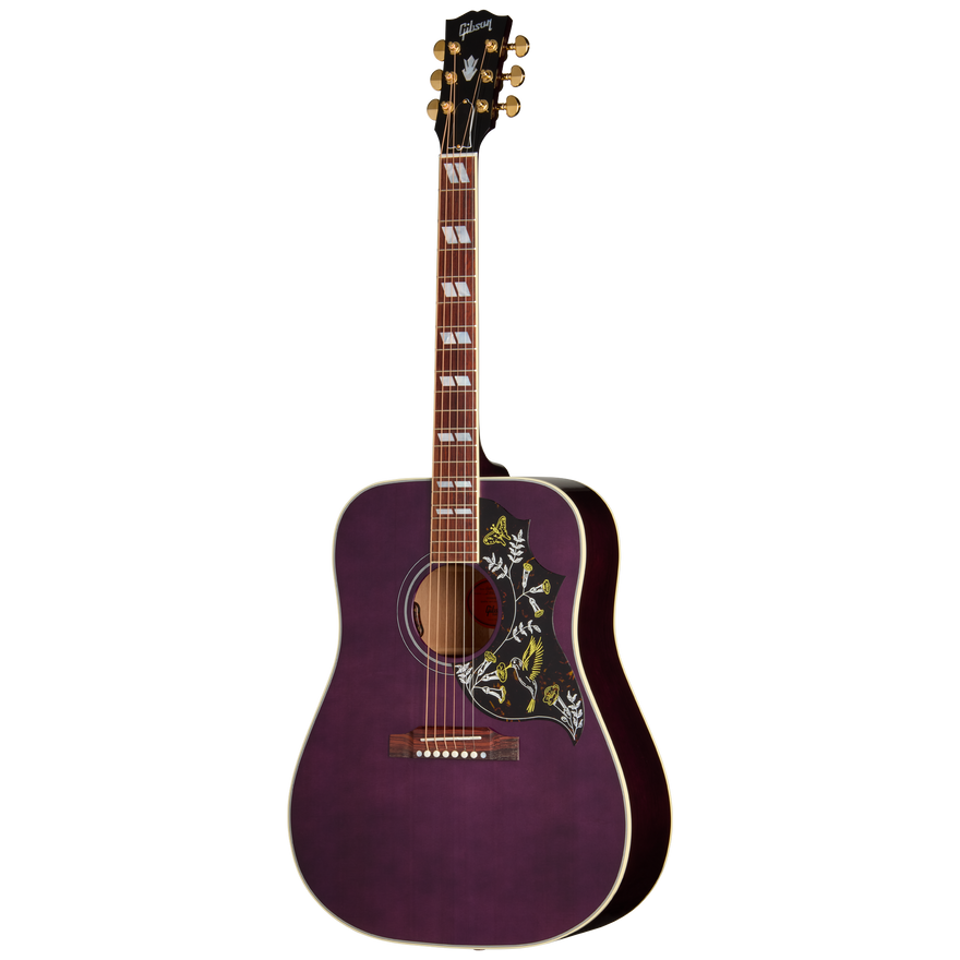 Gibson Custom Hummingbird Standard, Gloss, Deep Purple Acoustic Guitar Gibson Custom