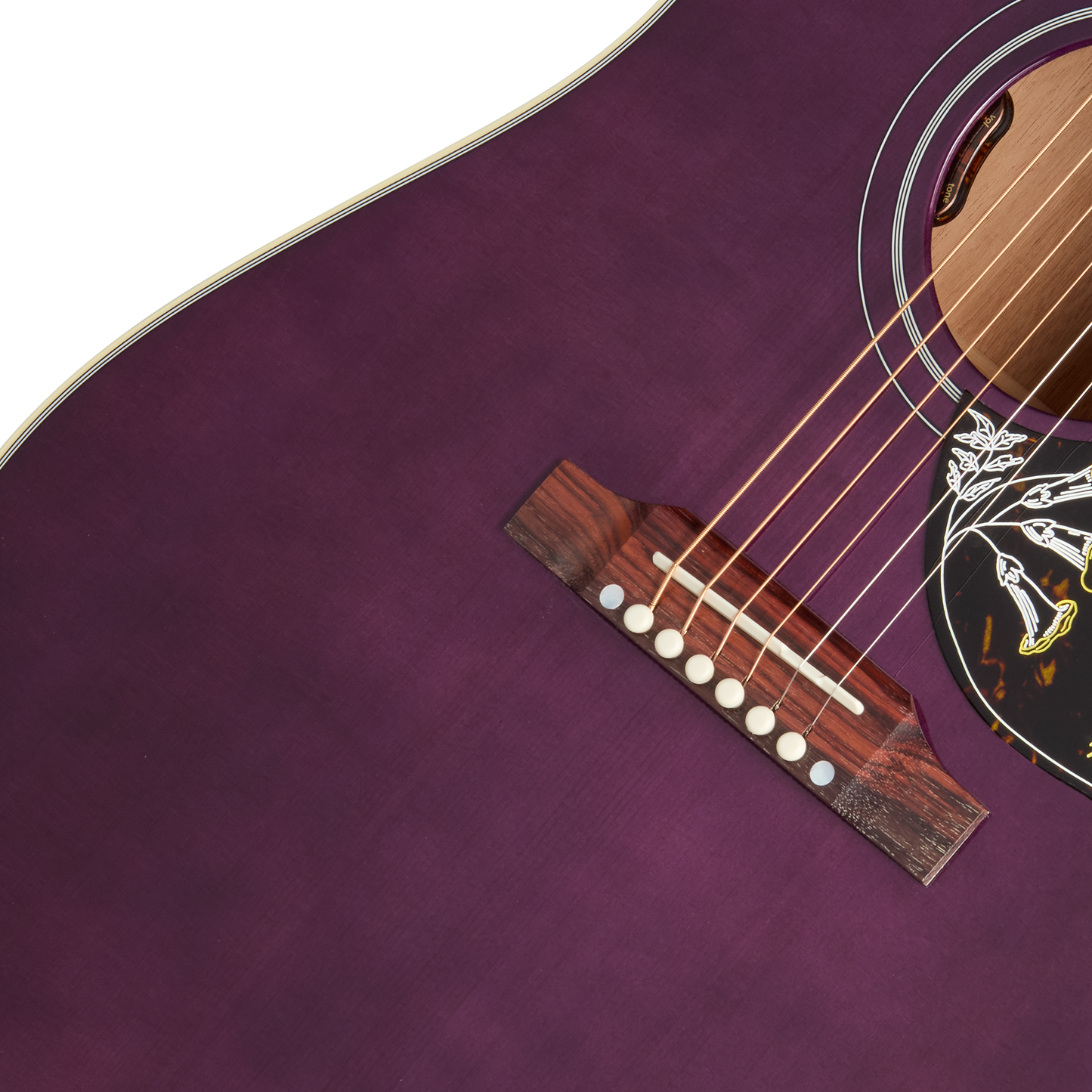 Gibson Custom Hummingbird Standard, Gloss, Deep Purple Acoustic Guitar Gibson Custom